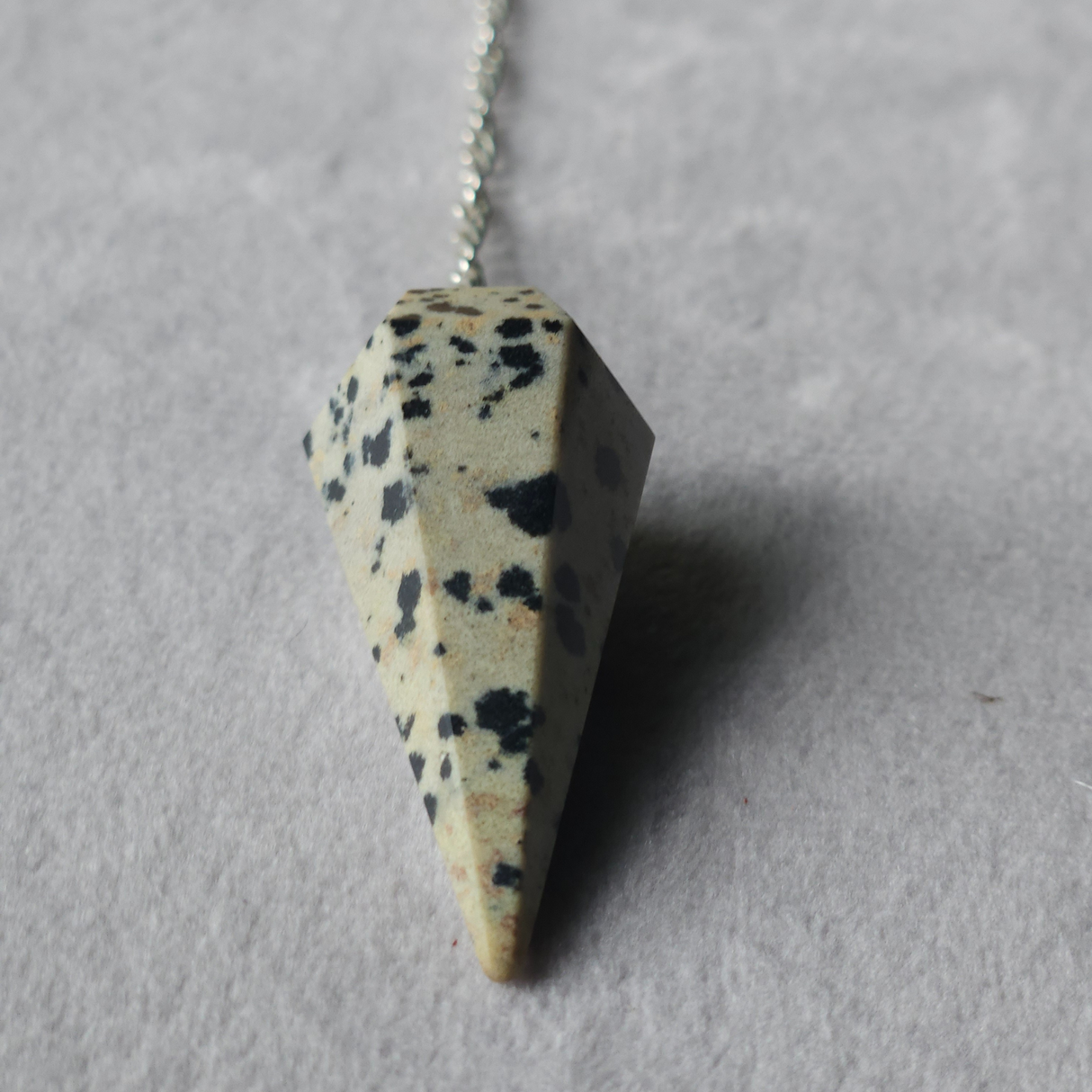 Dalmation Jasper Pendulum