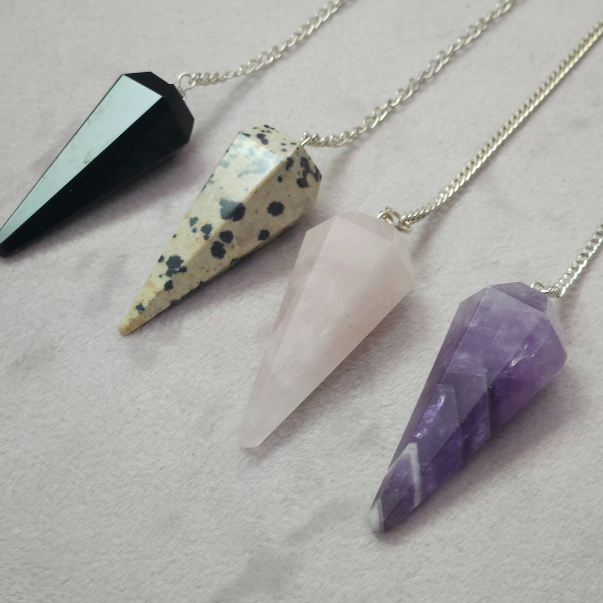 Dalmation Jasper Pendulum