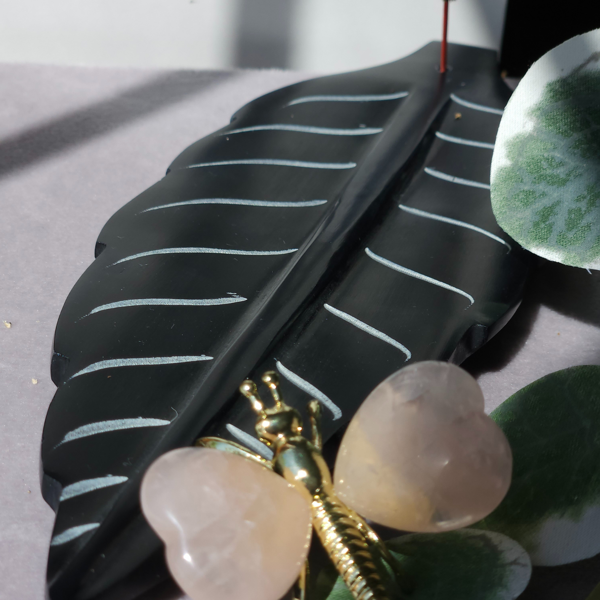 Incense Stick Burner Leaf-shaped