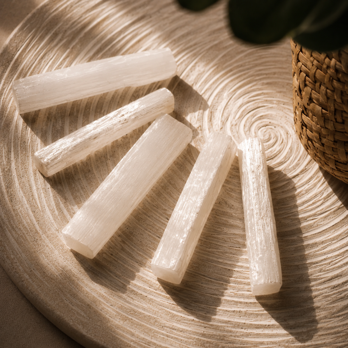 Selenite Raw Stick