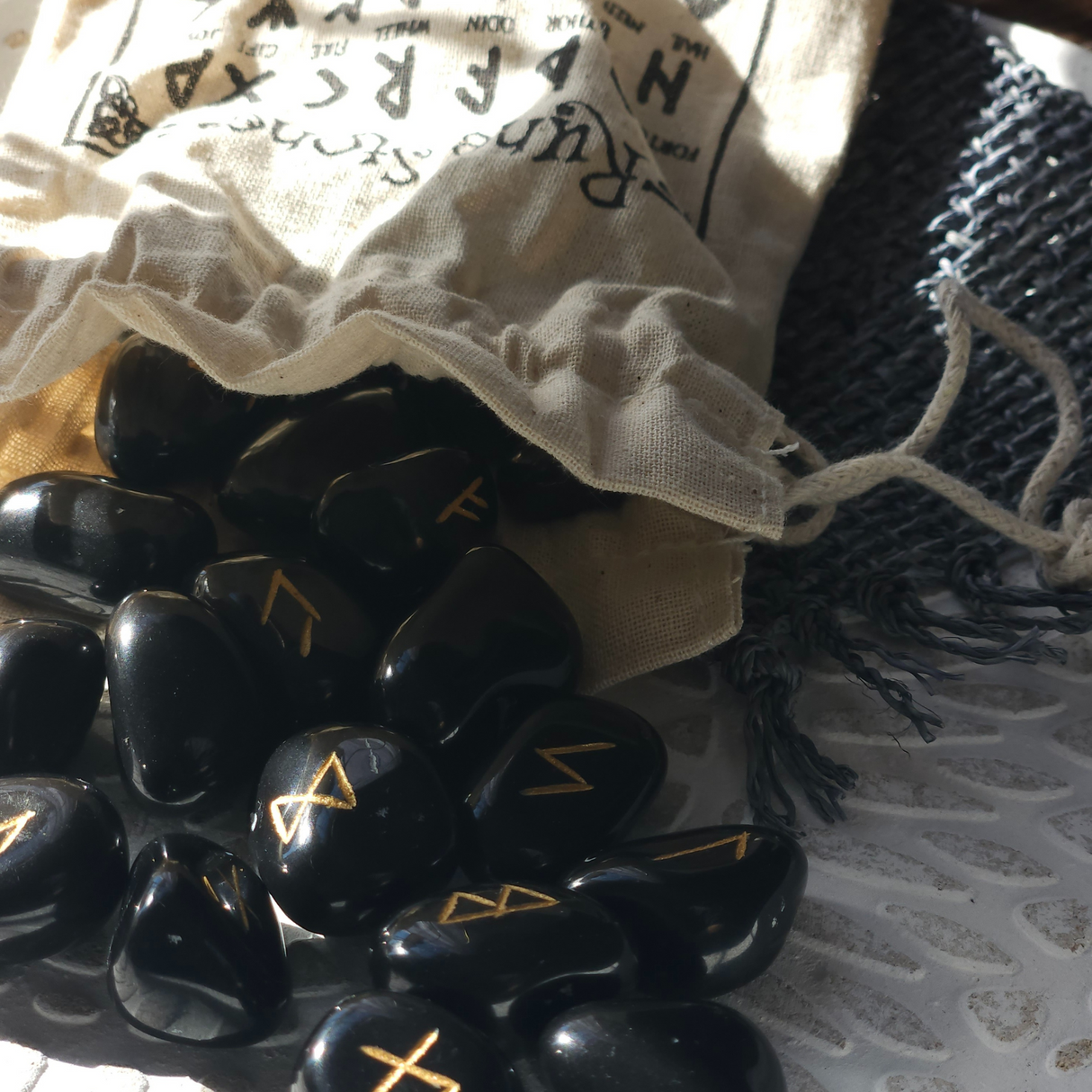 Black Agate Runes