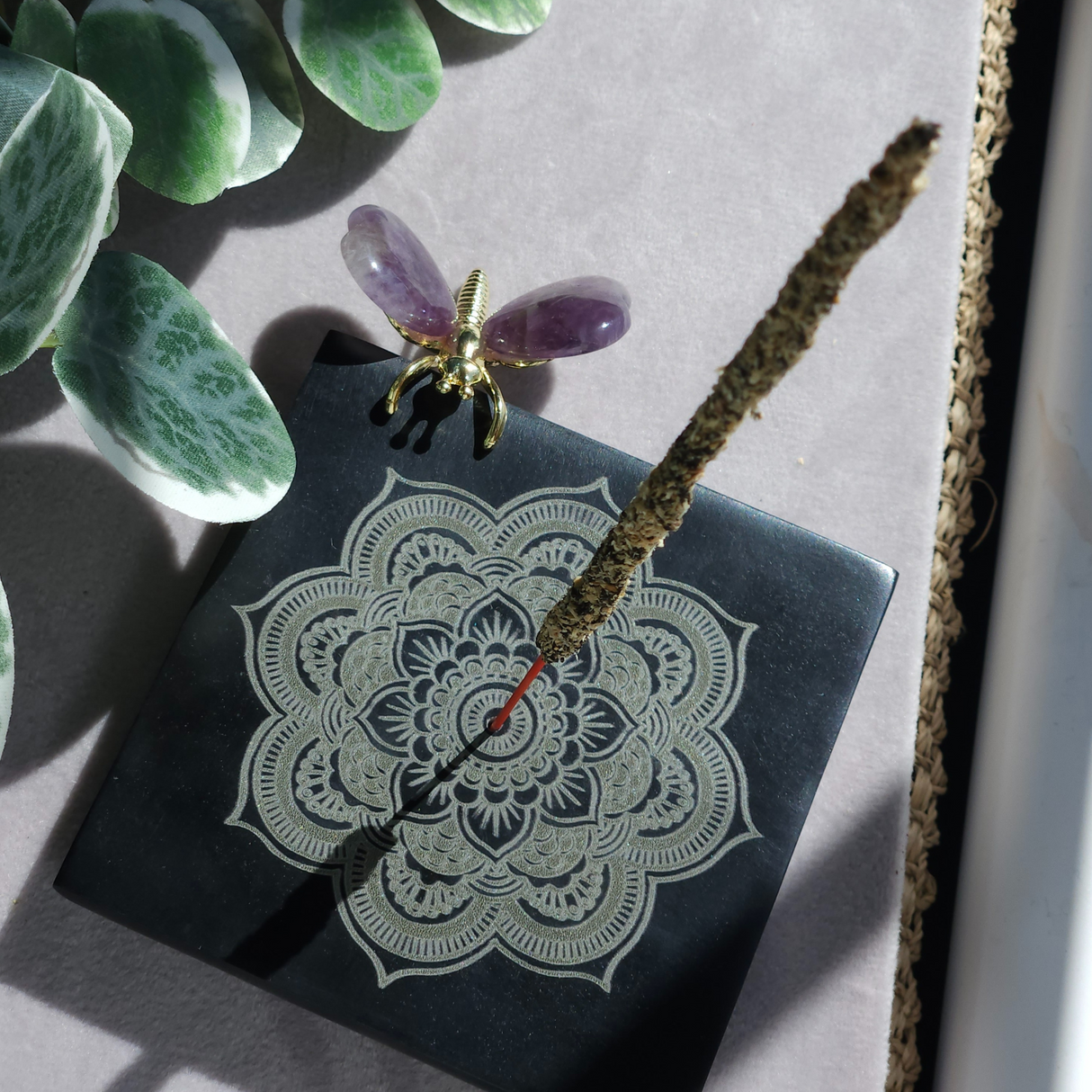 Incense Stick Burner with Mandala