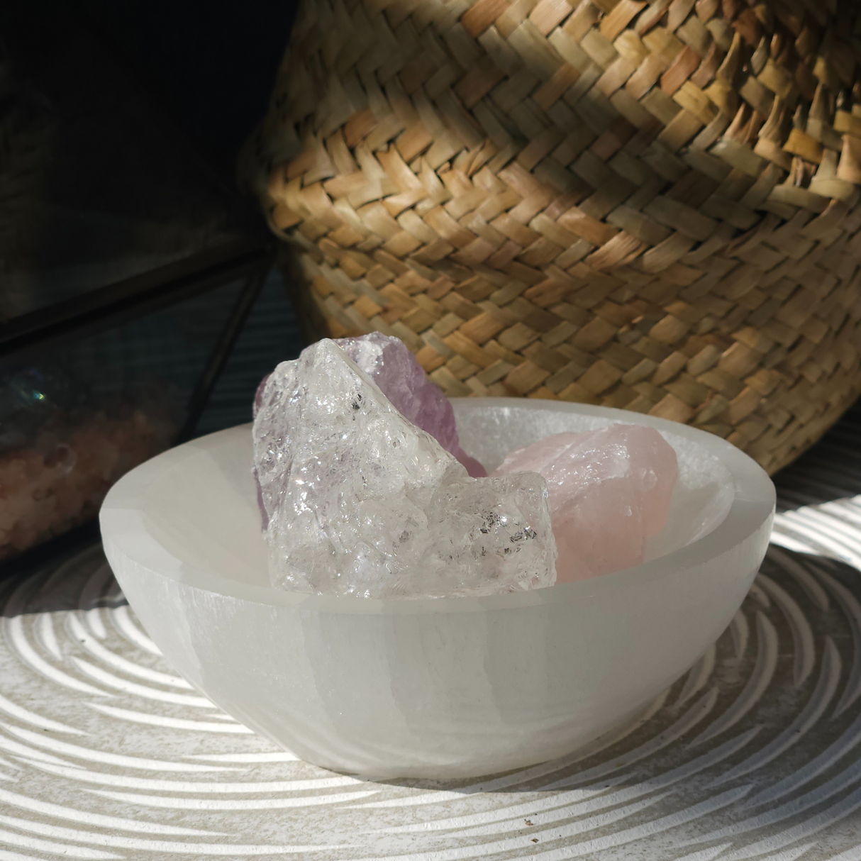 Selenite Crystal Bowl Diffuser Kit