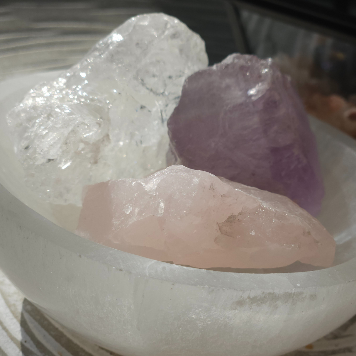 Selenite Crystal Bowl Diffuser Kit