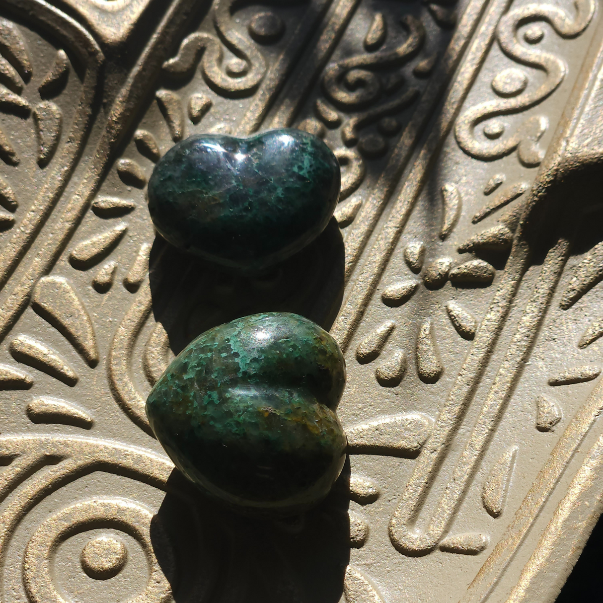 Chrysocolla Heart