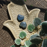 Labradorite Heart