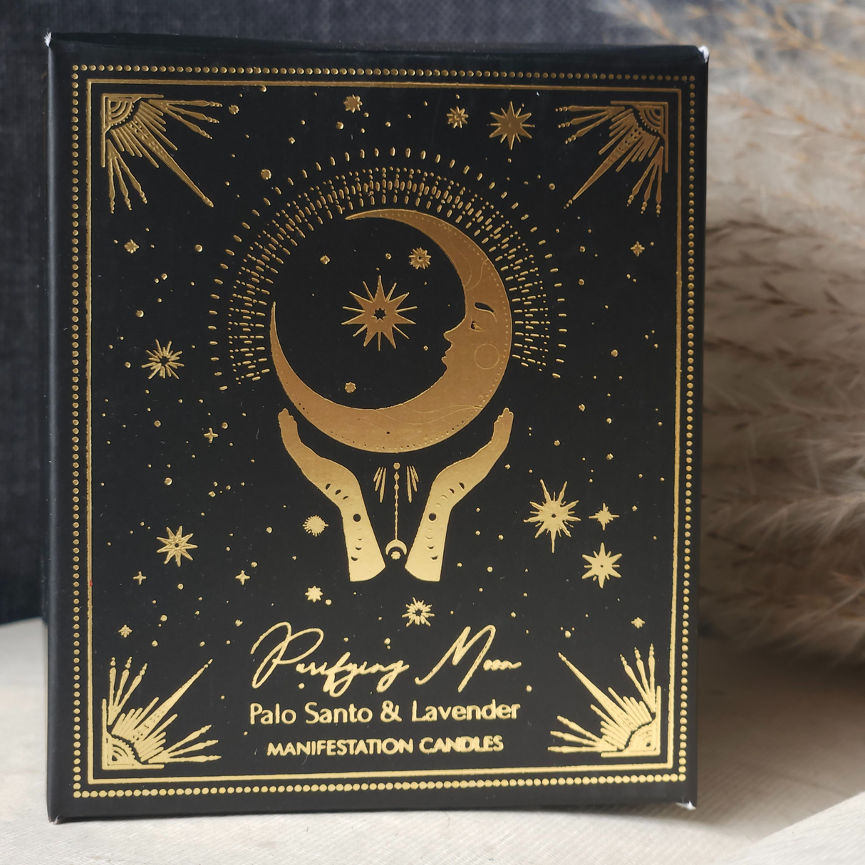 Manifestation Gemstone Candle Purifying Moon