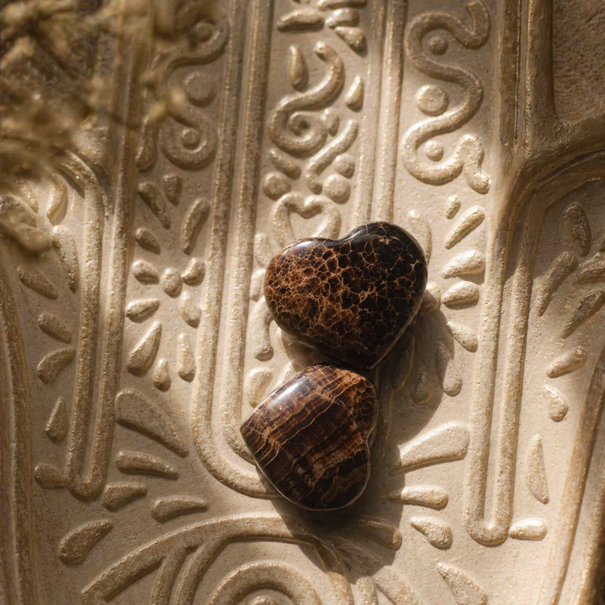 Chocolate Calcite Heart