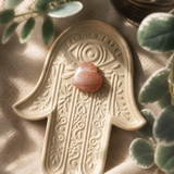 Fire Quartz Heart crystal