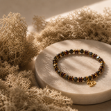 Faceted Garnet/Hematite Bracelet