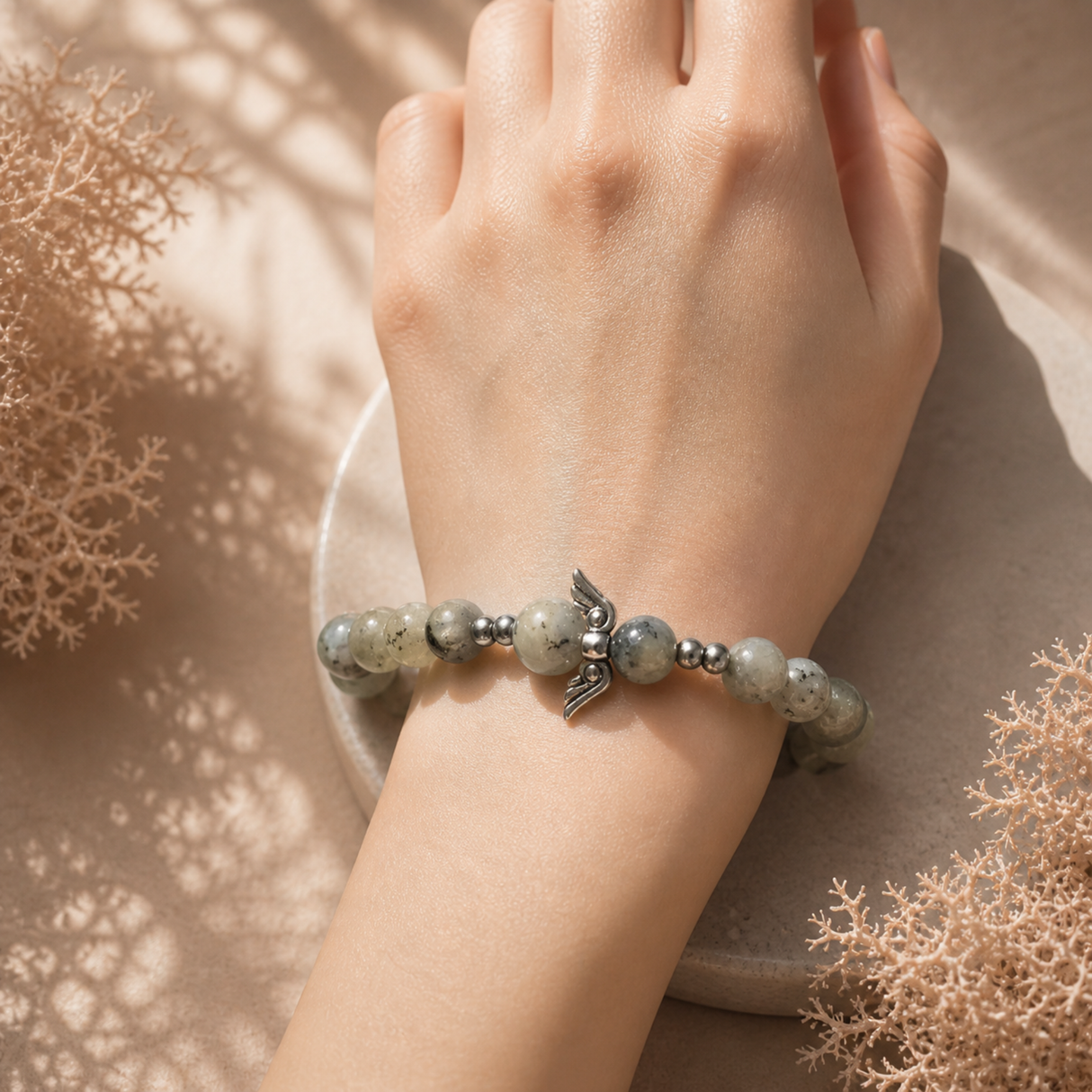 Labradorite Angel Bracelet