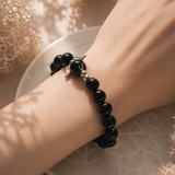 Black Tourmaline Angel Bracelet