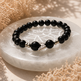 Black Tourmaline Angel Bracelet