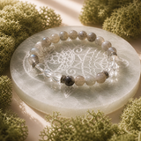 Labradorite and Rock Crystal Bracelet