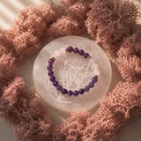 Amethyst and Rose Quartz Bracelet