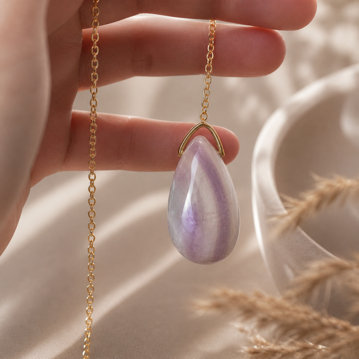 Crystal Teardrop Necklace