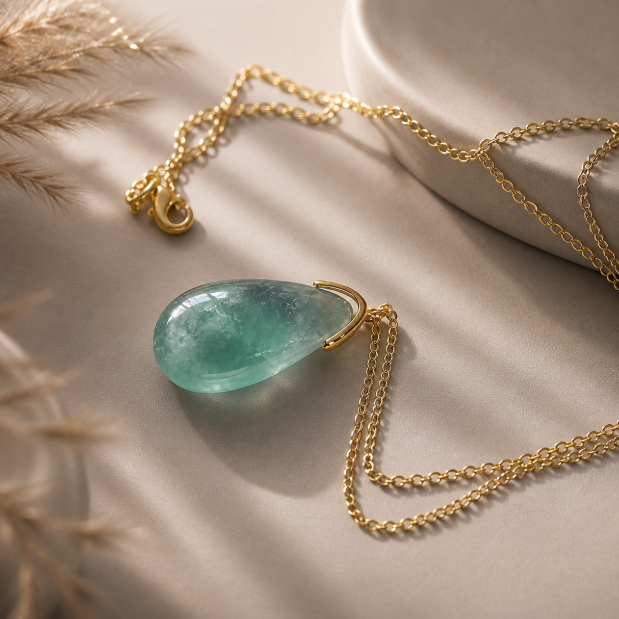 Crystal Teardrop Necklace