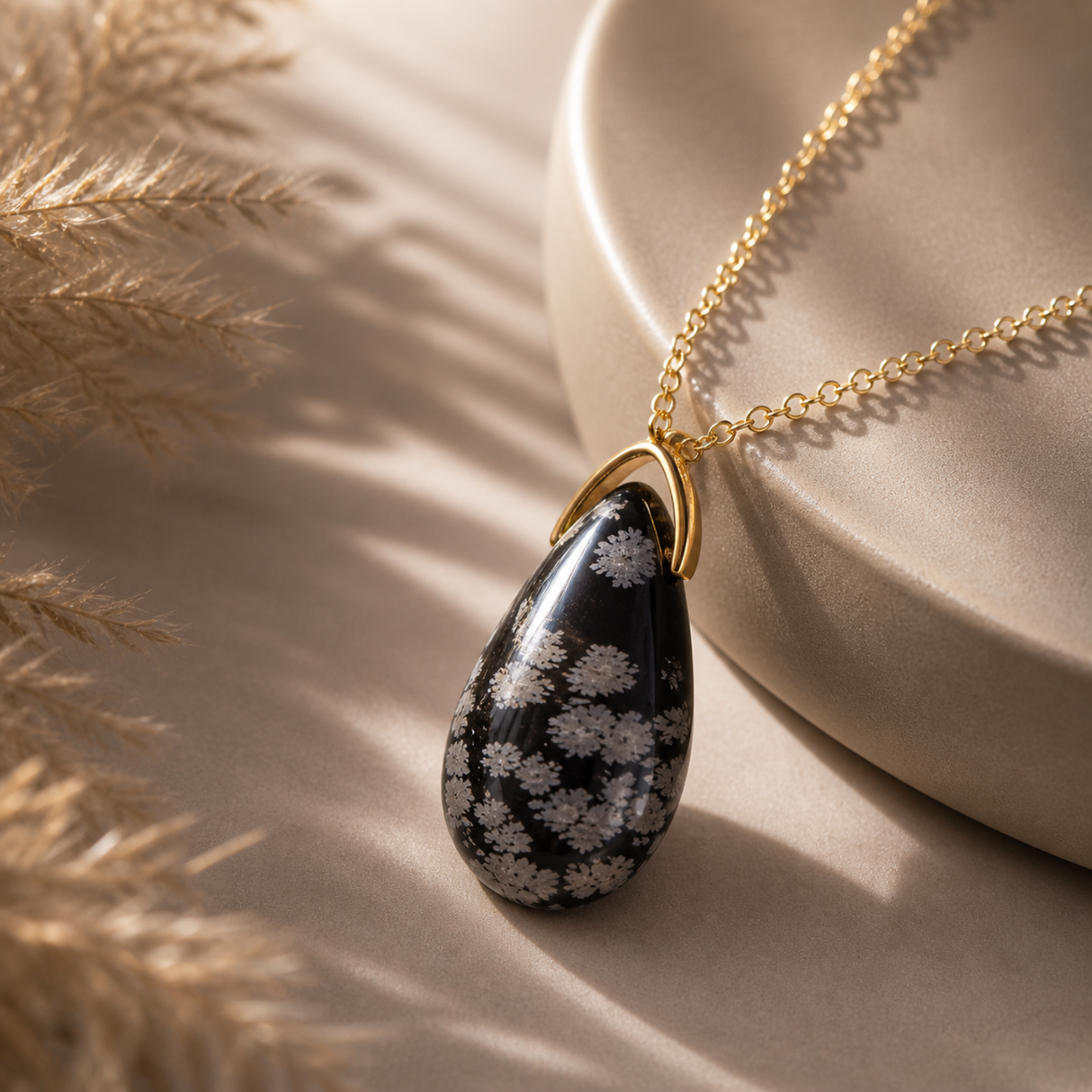 Crystal Teardrop Necklace
