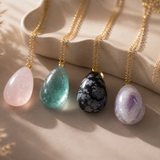 Crystal Teardrop Necklace