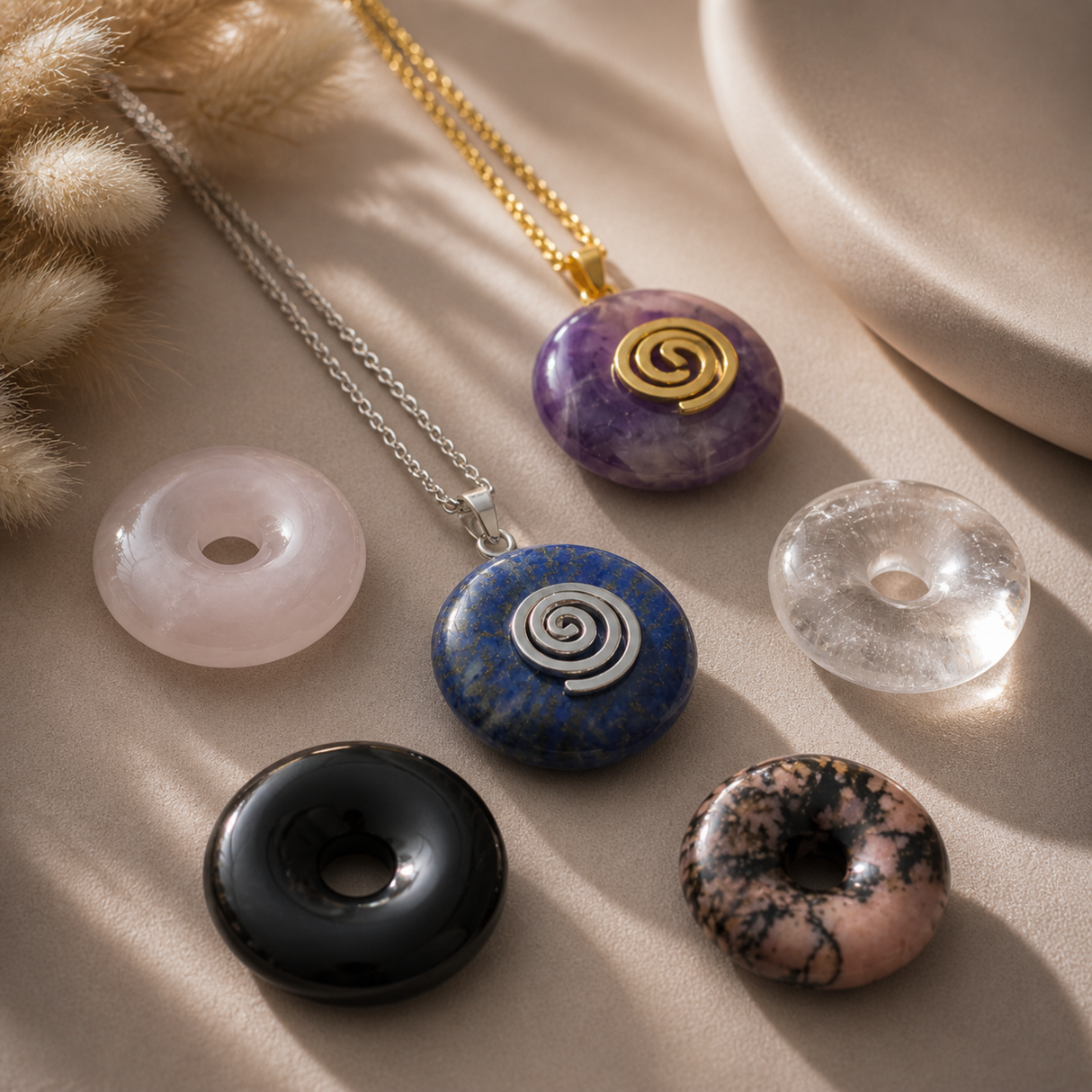 Donut (Pi Stone) Necklace