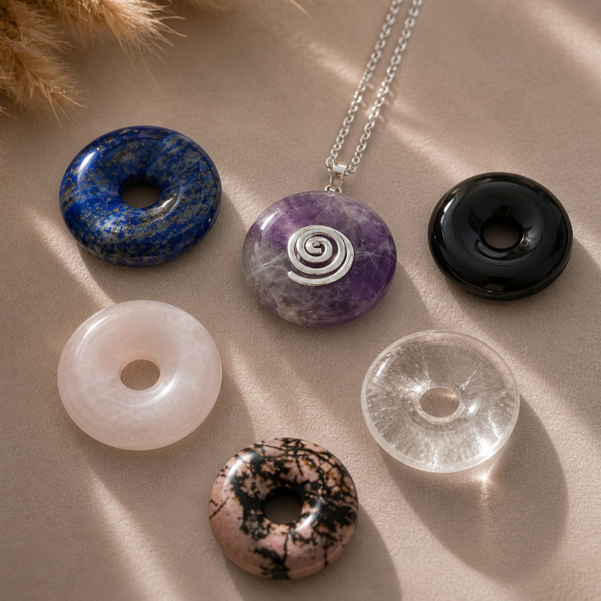Donut (Pi Stone) Necklace