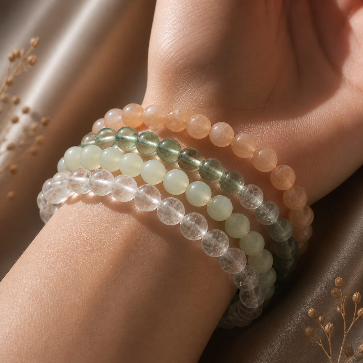 Divine Joy & Happiness Bracelet Set