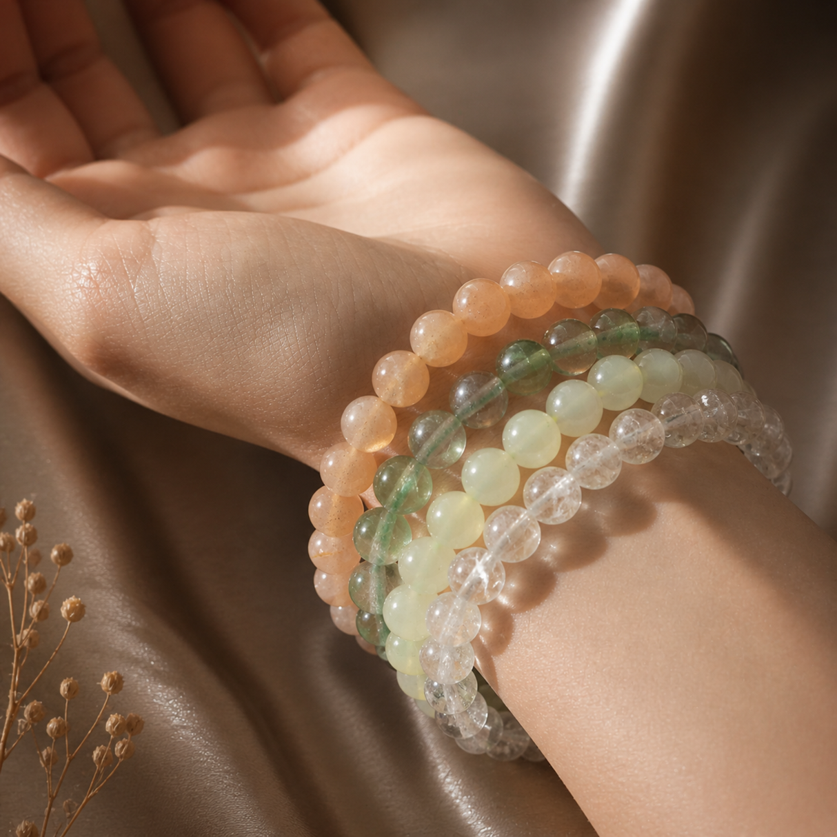 Divine Joy & Happiness Bracelet Set