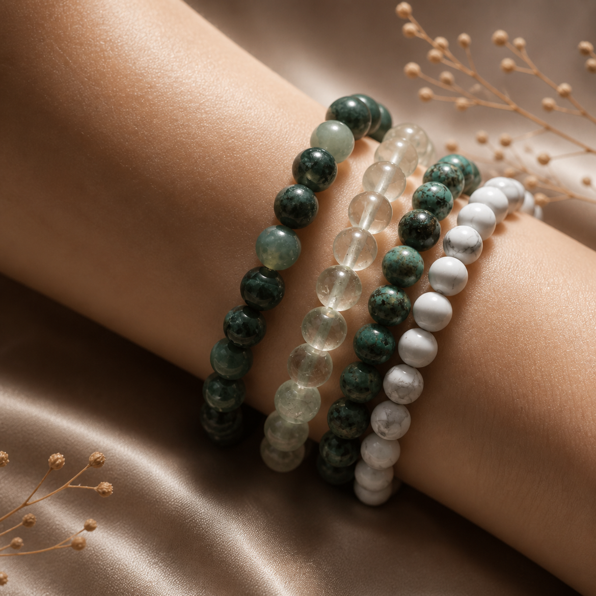 Stress-Free & Serenity Bracelet Set