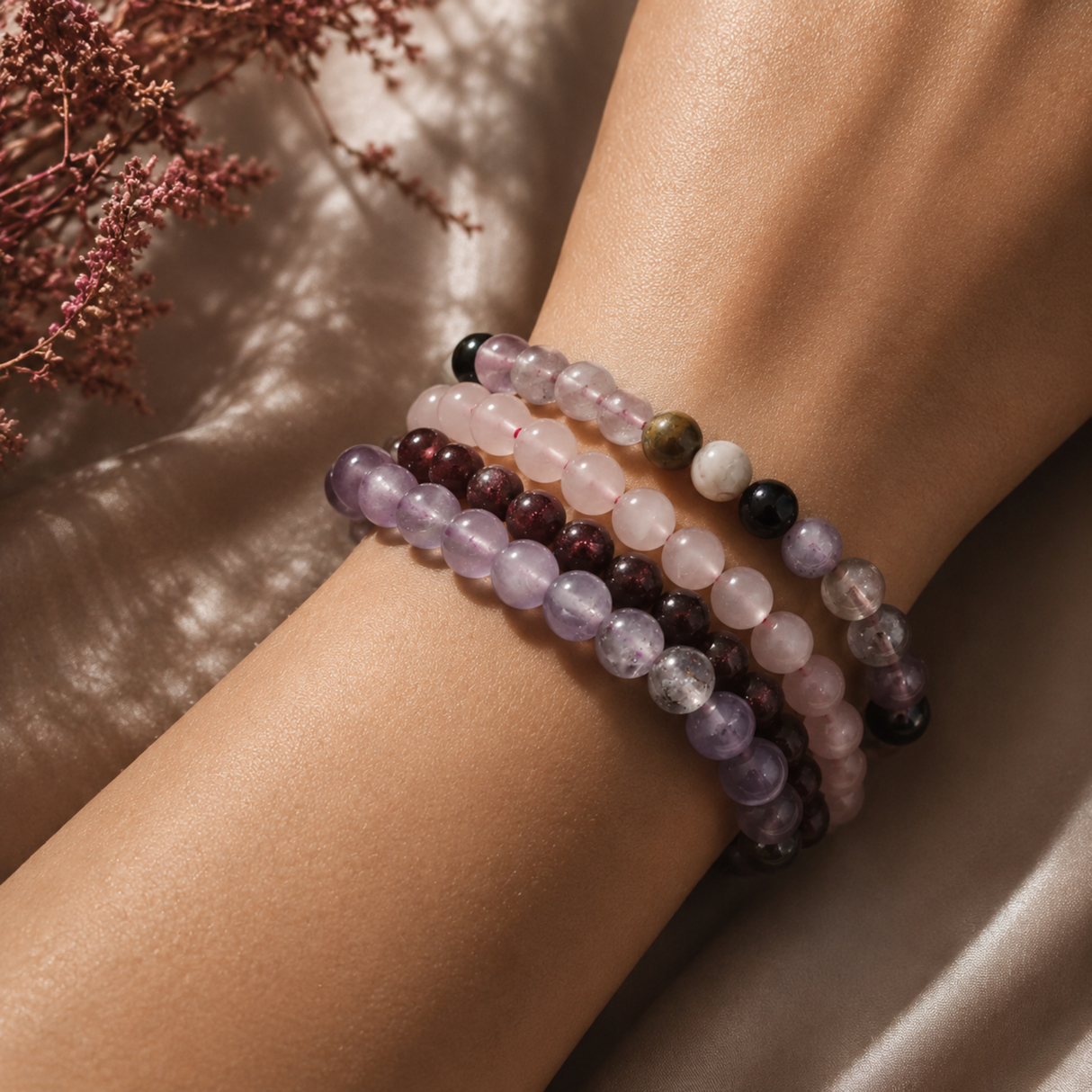 Anxiety free & Calmness Bracelet Set