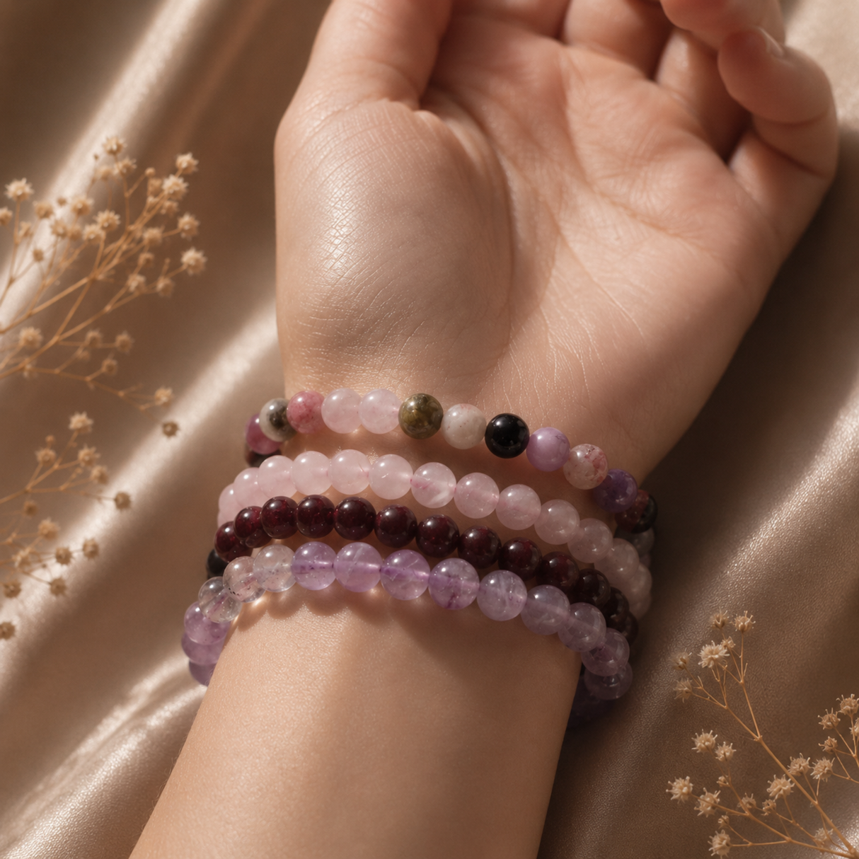 Anxiety free & Calmness Bracelet Set