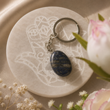 Lapis Lazuli Drop Keyring