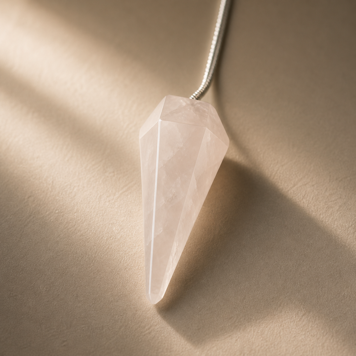 Rose Quartz Pendulum