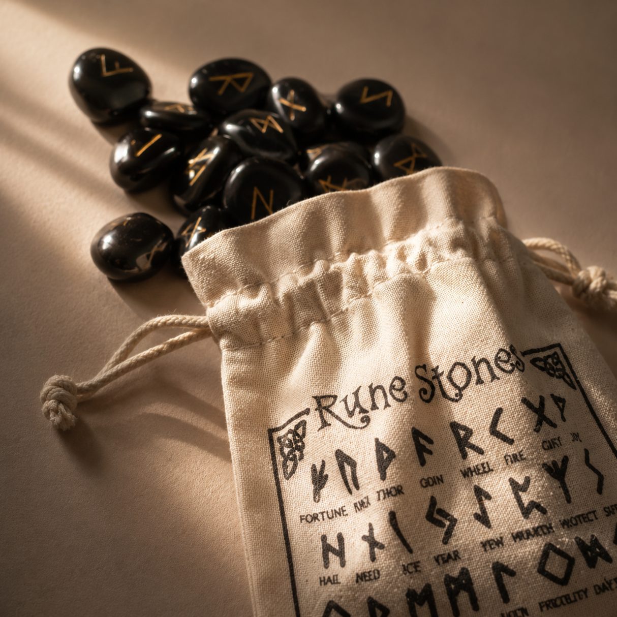 Black Agate Runes