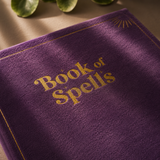 Book of Spells Journal with Amethyst Crystal Pen