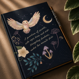 Night Owl Journal with Sodalite Pen