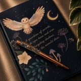 Night Owl Journal with Sodalite Pen