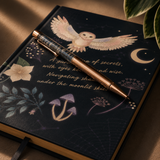 Night Owl Journal with Sodalite Pen