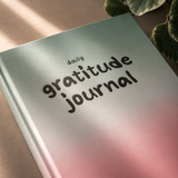 Multicoloured Gratitude Journal with Amethyst Pen