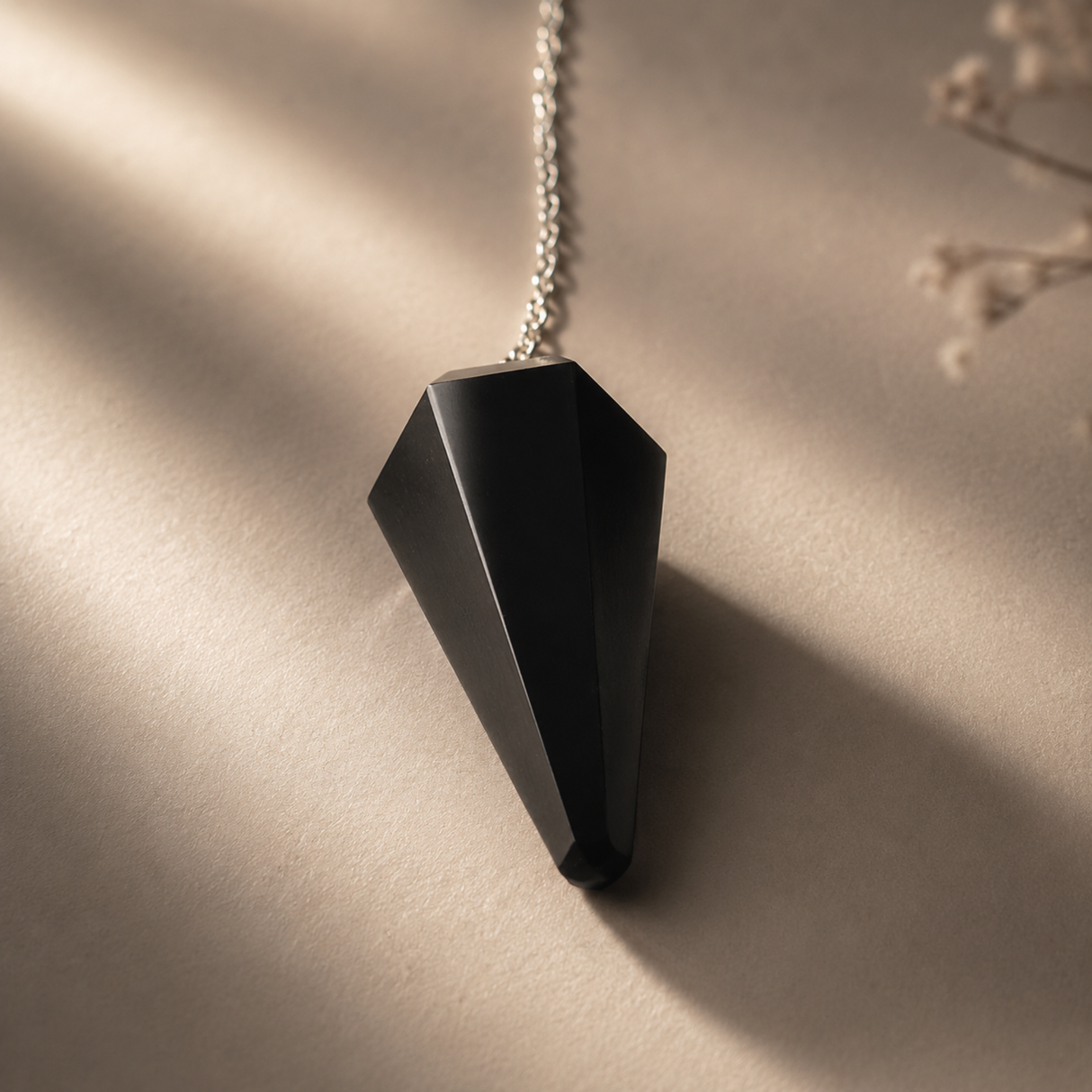 Black Obsidian Pendulum