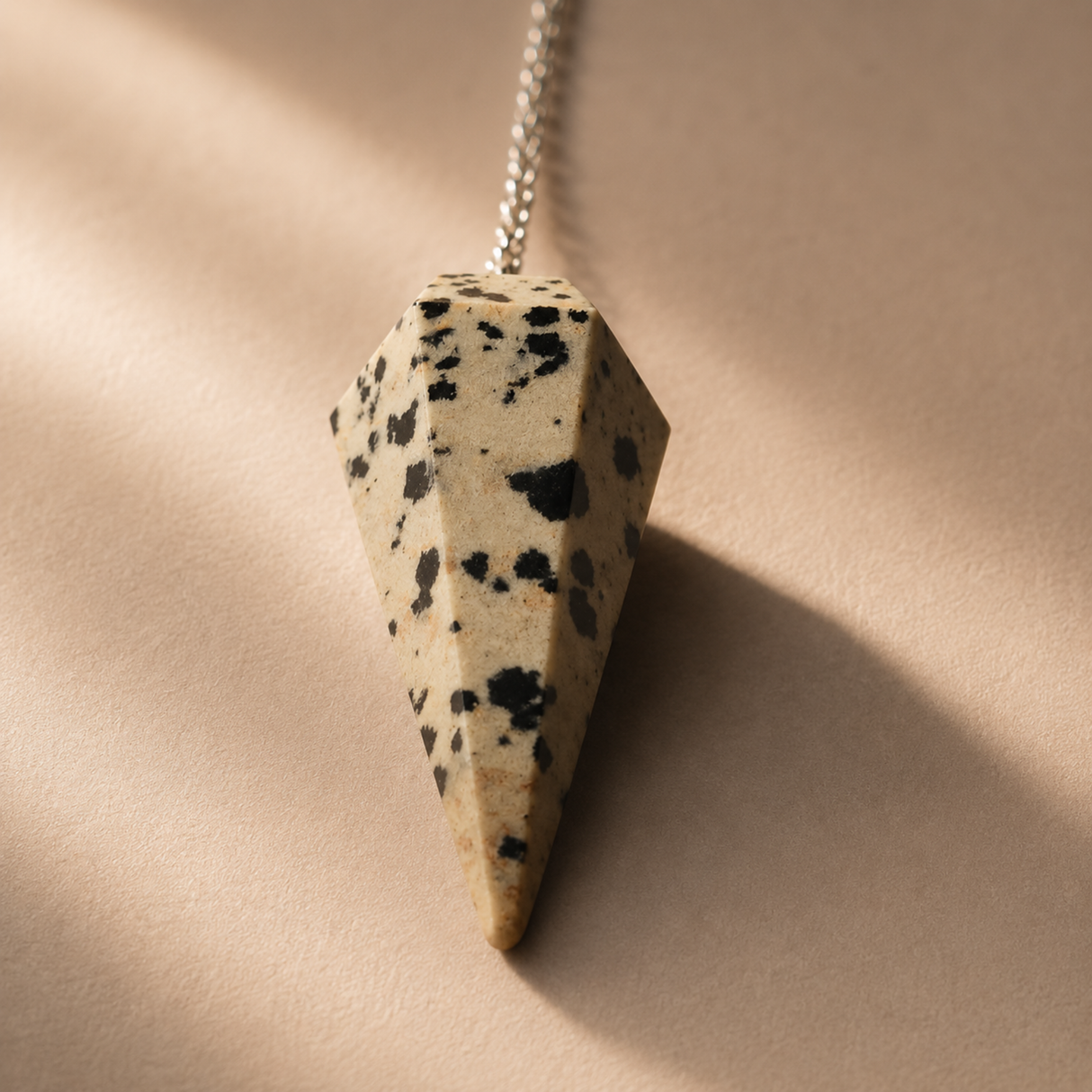 Dalmation Jasper Pendulum