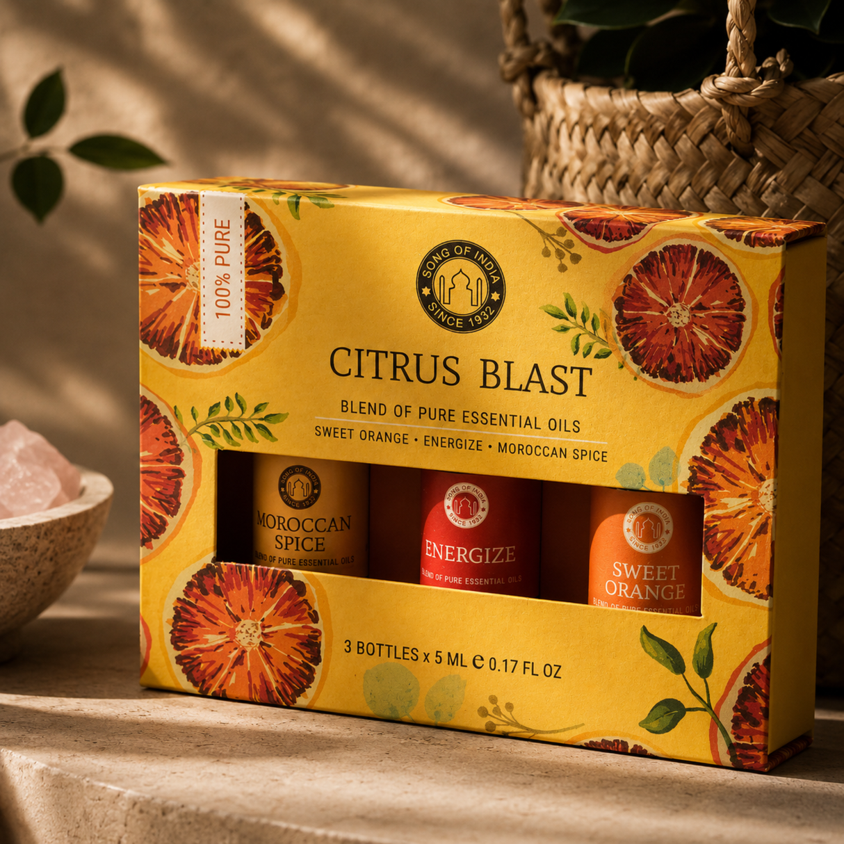 Essential oil Aromatherapy set Citrus Blast