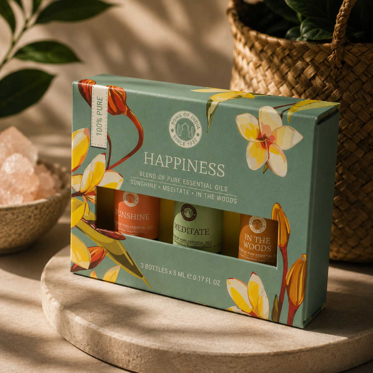 Essential oil Aromatherapy set Happiness
