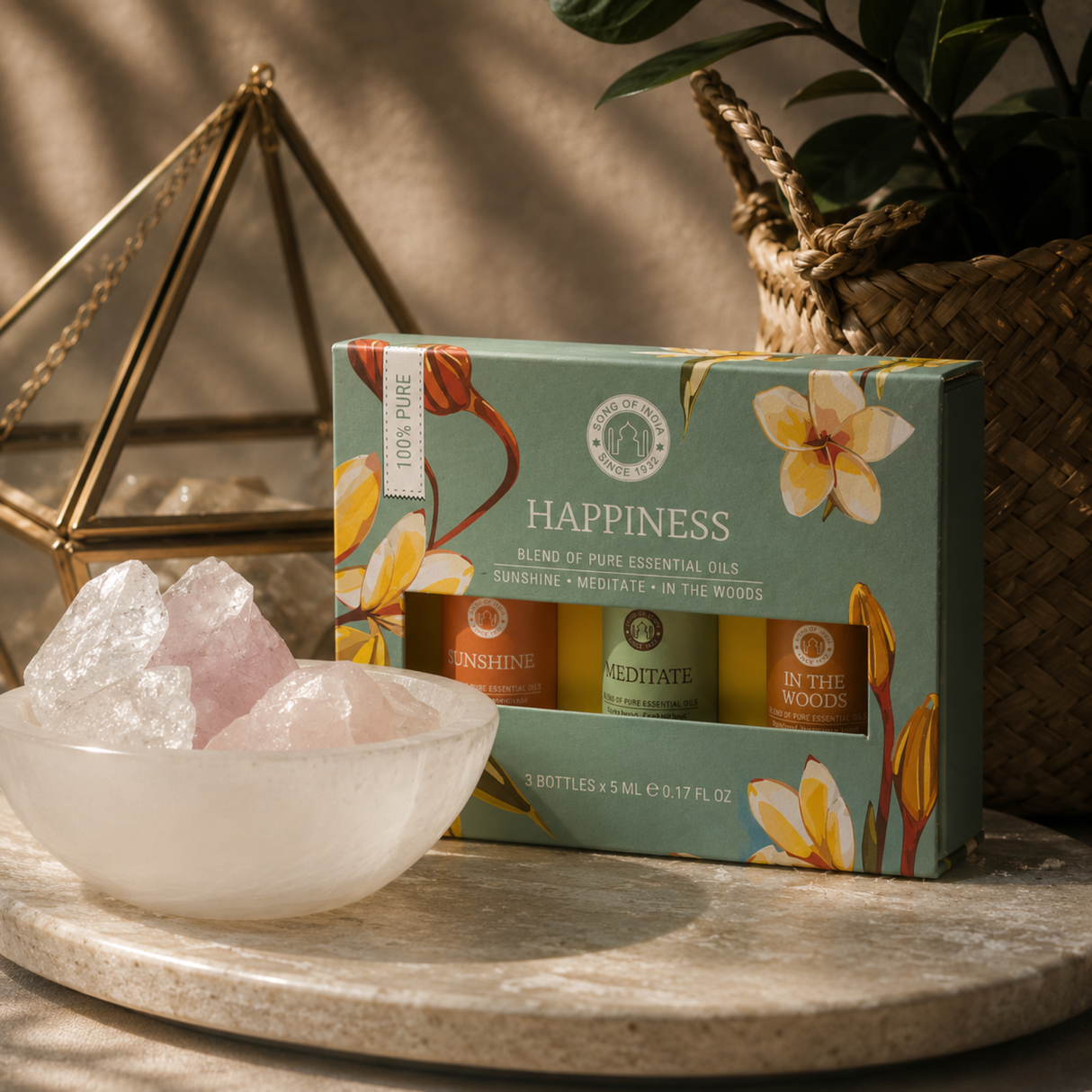 Essential oil Aromatherapy set Happiness