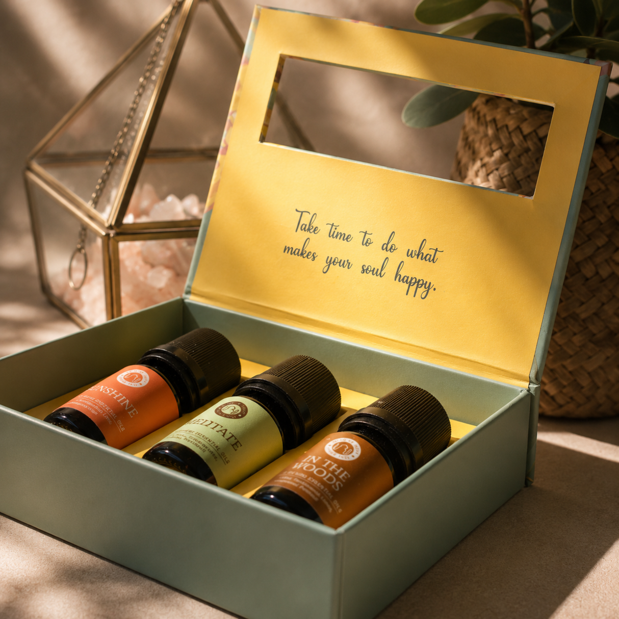 Essential oil Aromatherapy set Happiness