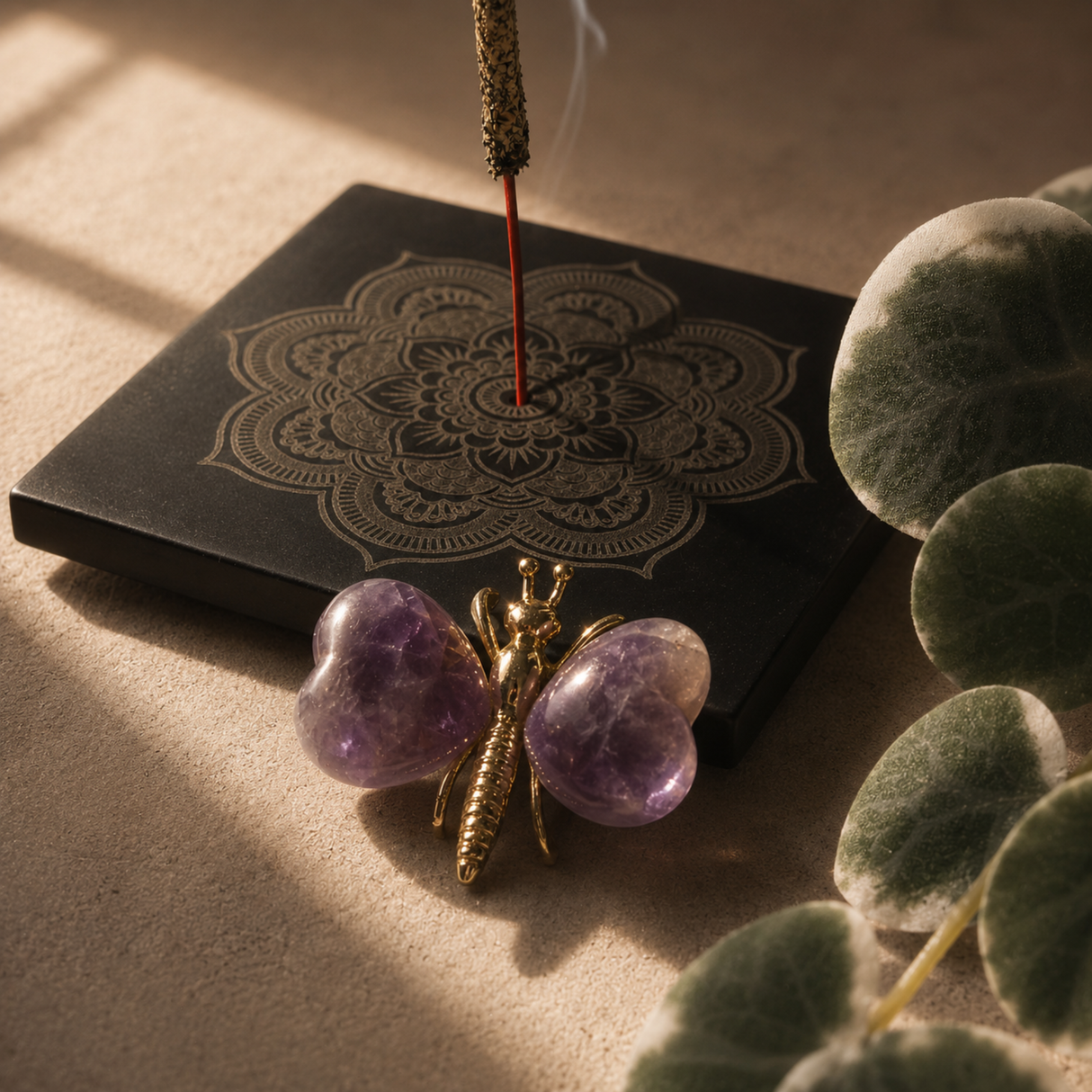 Incense Stick Burner with Mandala