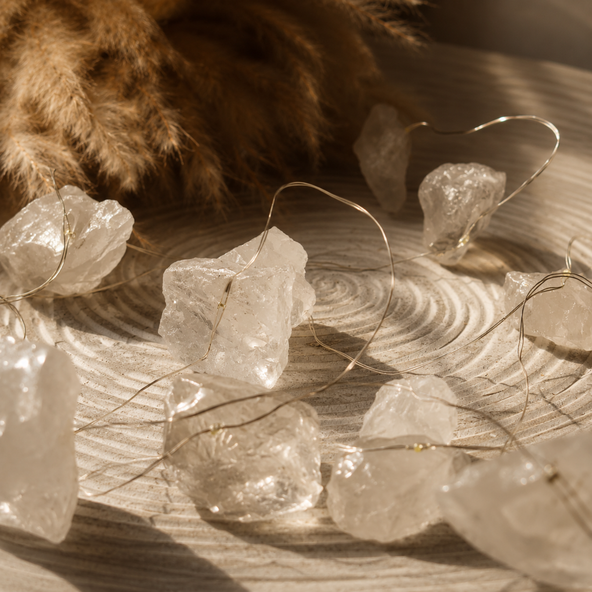 Rock Crystal Gemstone Lights