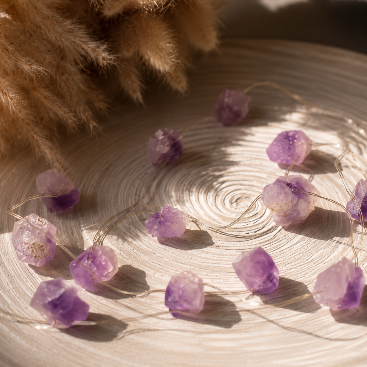 Amethyst Gemstone Lights
