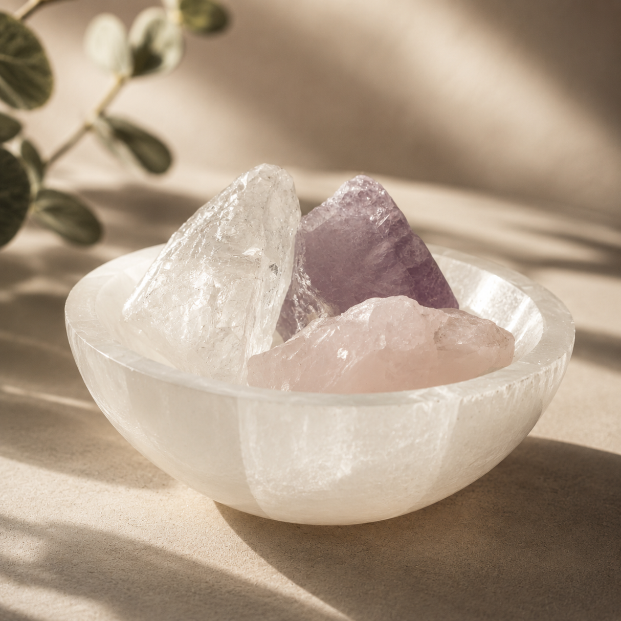 Selenite Crystal Bowl Diffuser Kit
