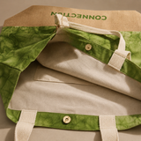 All Natural Bag - Green Stonewash - Tree of Life - Connection