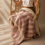 Boho Comfort Throws - 125x150cm - Ruby Two Tone